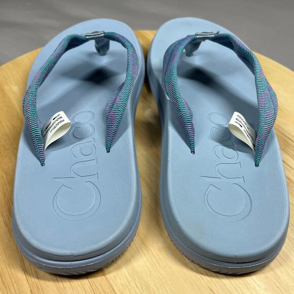 Chaco Chillos Womens size 8 Blue Comfort LUVSEAT Arch Support Flip-Flop Sandals - Picture 5 of 13